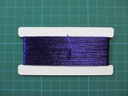 画像1: かんざし組み糸・紫（２０ｍ）